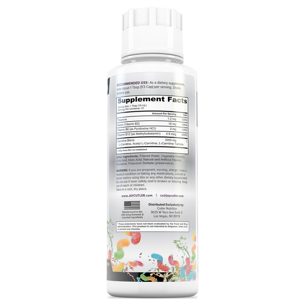 Liquid L-Carnitine 3000mg - Supports Weight Management